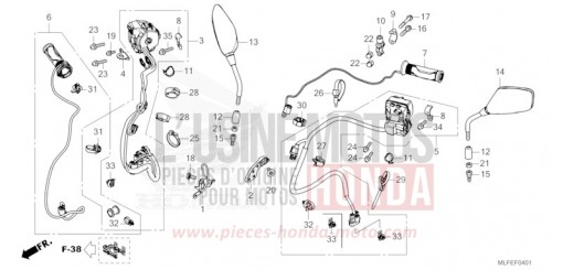 CONTACTEUR DE POIGNEE/MIROIR (NT1100D/DE) NT1100DS de 2025